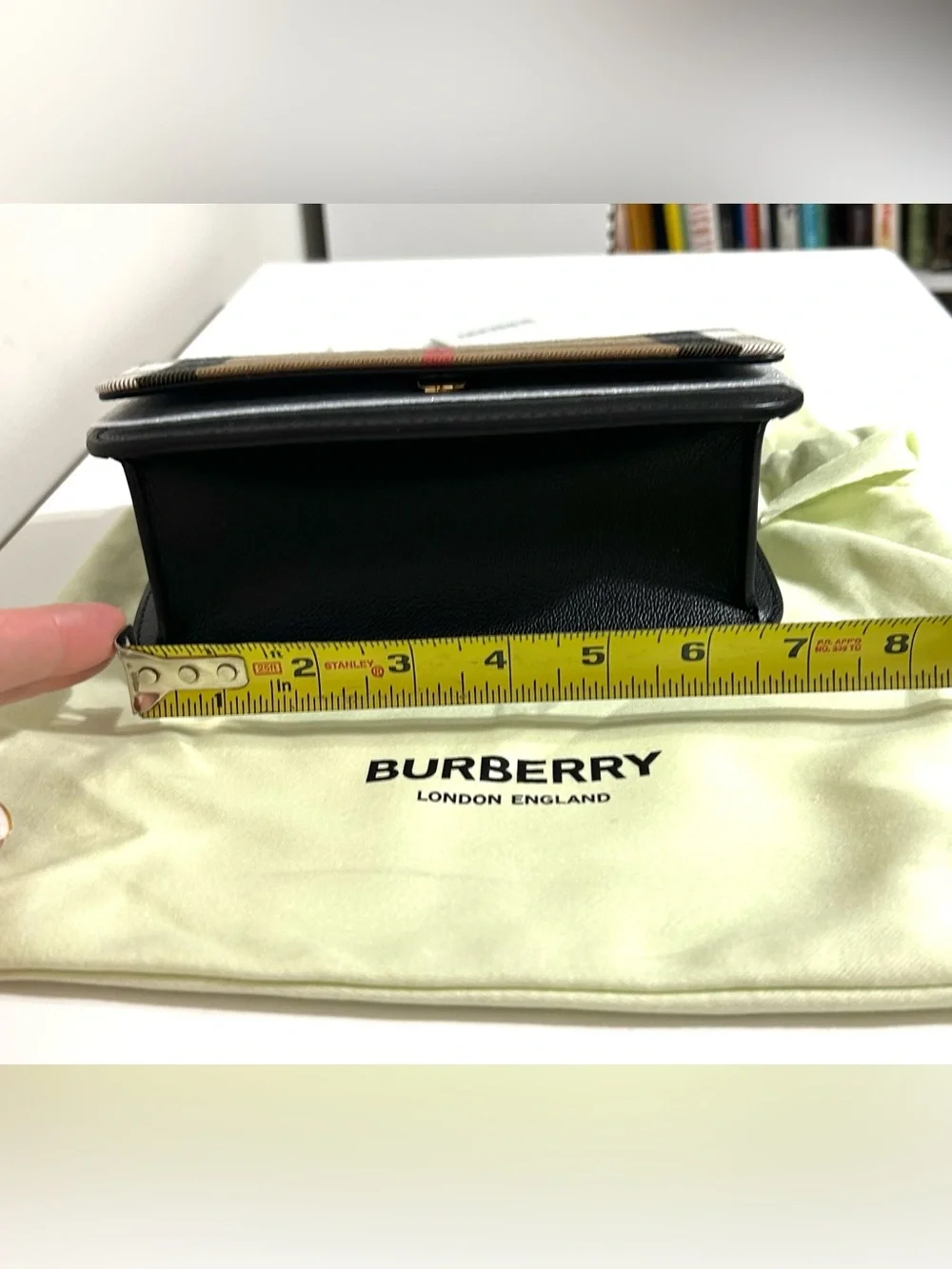NWT Authentic Burberry Madison Clutch Or Crossbody Bag